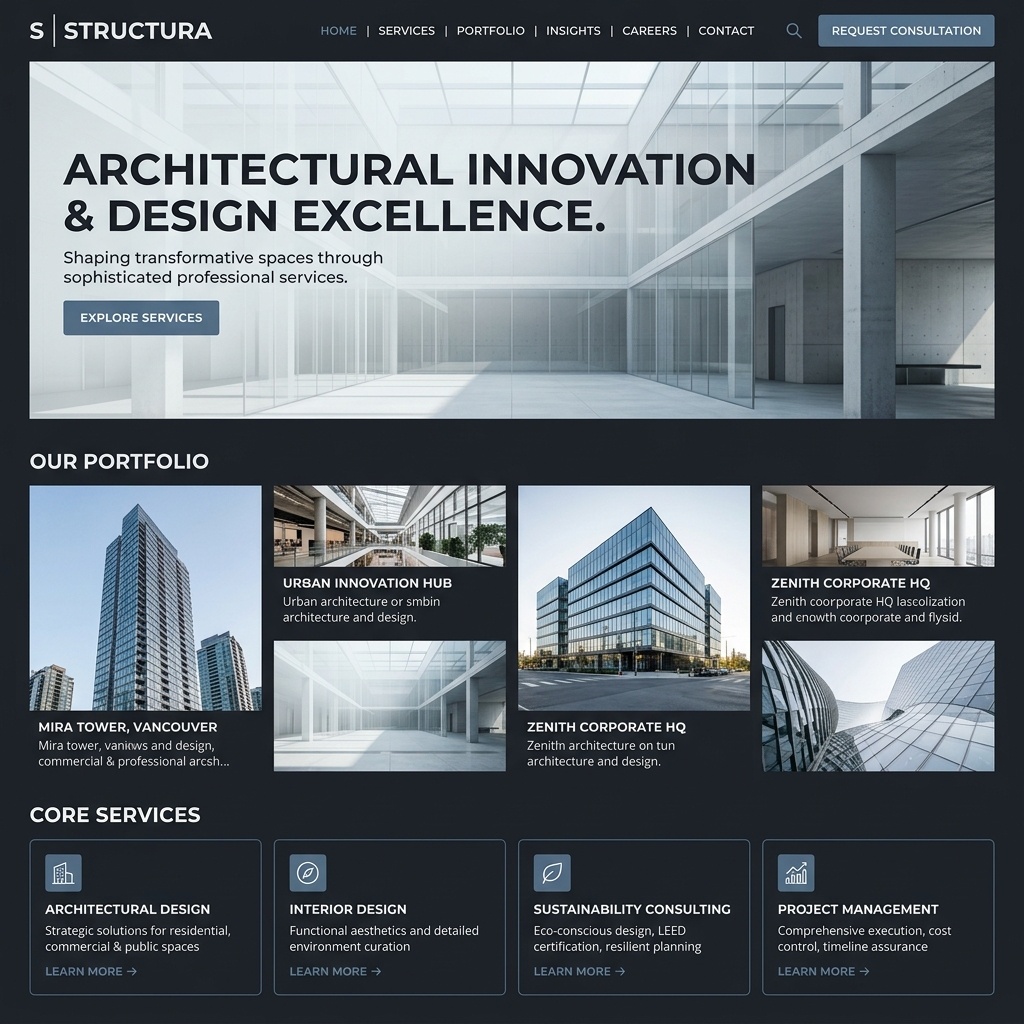 Professional Services Site Preview