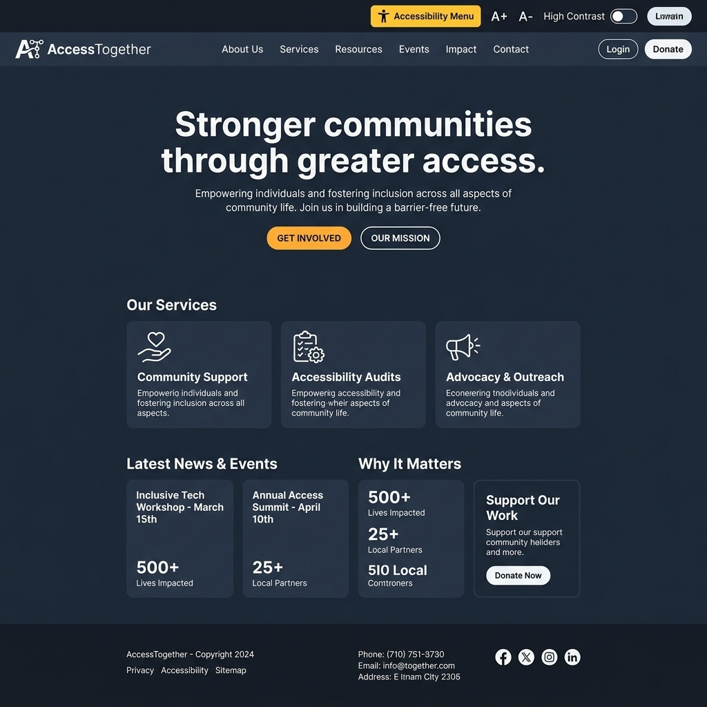 Mission-Driven Organization Site Preview